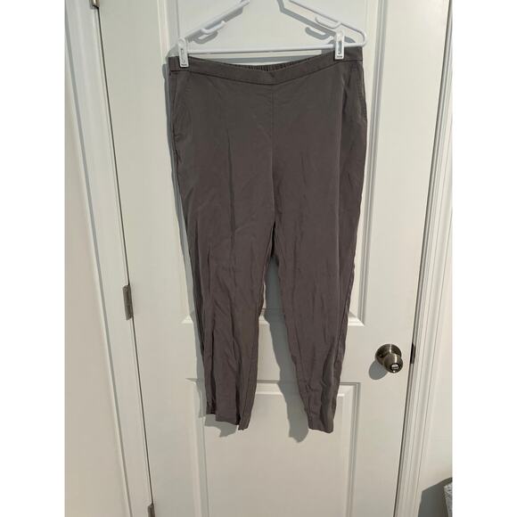 Eileen Fisher tencel grey pants size medium - Picture 1 of 6